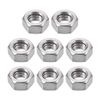 Sourcingmap Hex Nuts, 1/2-12 BSW 304 Stainless Steel Thread Hexagon Nut 8pcs