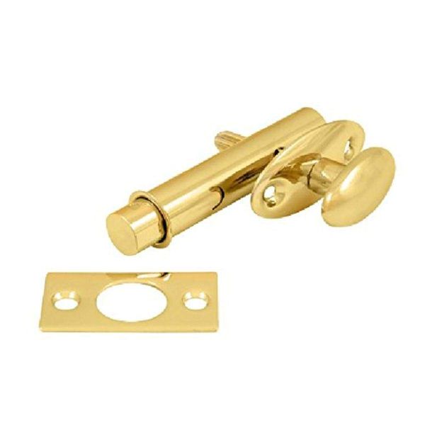 Deltana MB175CR003 Screen Doors and Cabinet Doors Solid Brass Mortise Bolt for Light Doors