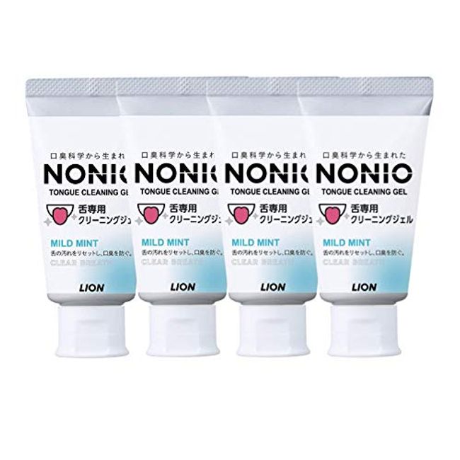 NONIO Tongue Cleaning Gel 1.6 oz (45 g) x 4