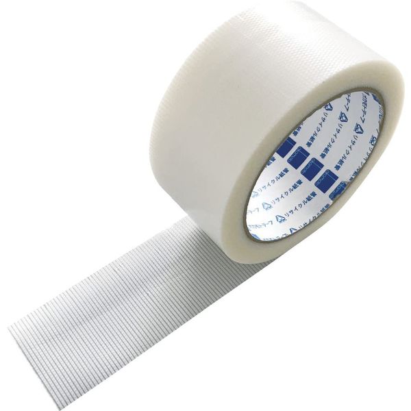 okamoto PE Cloth Multifunctional Harnessed Repair Packing Moving Tape 50mmx25 m Field No. (A Little Bit Of... 414r White