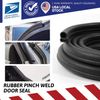 472" Seal Strip with Side Bulb U Shape Weather Stripping Trunk Rubber Edge Trim