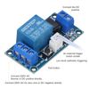 Bistable Self-Locking Switch Flip-Flop Relay Module SCM Control Relay Board with Reverse Prevention Electronic Components(12V)