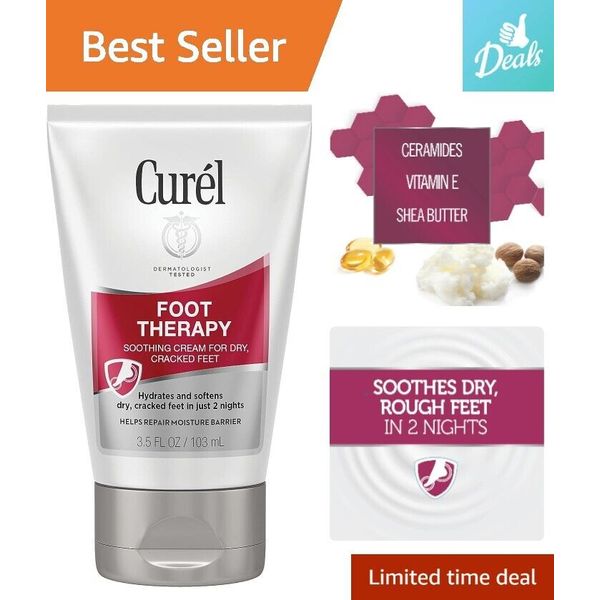 Powerful Foot Therapy Cream - 3.5 oz - Shea Butter, Coconut Milk, Vitamin E