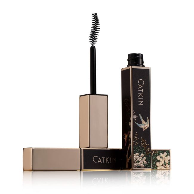 CATKIN Mascara Black for Sensitive Eyes, Waterproof Mascara Black Volume and Length, Nourish Primelash mascara, Create Longer and Thicker Looking Lashes for women, 7.5 Grams