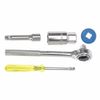 40Pcs Socket Tool 1/4'' & 3/8" Drive Ratchet Wrench Set W/Case For SAE & Metric