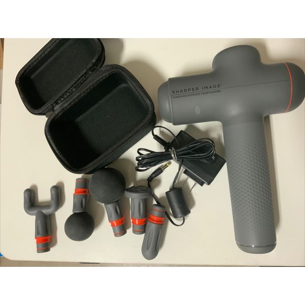 🧷 Sharper Image Power Percussion Deep Tissue Massager - Gray, Preowned 👌