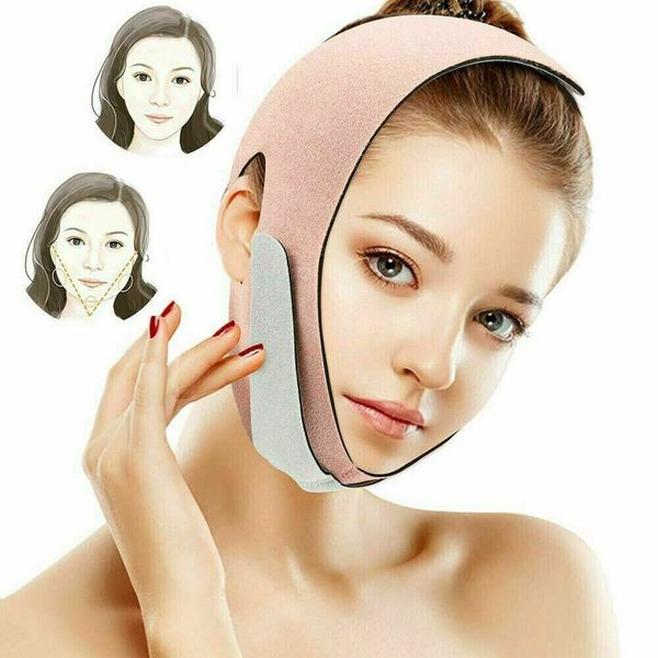 US Face V-Line Slim Lift Up Mask Chin Cheek Slimming Strap Belt Anti-Aging Band