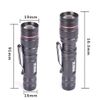 Tactical Waterproof LED Flashlight 3 Modes Zoomable Adjustable Focus