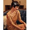 BABEYOND 1920s Headpiece Flapper Headpiece Vintage 1920s Headband Great Gatsby Accessories Women Roaring 20's Accessories with Gift Box (Silver)