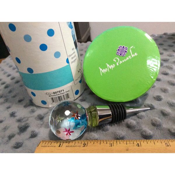 Glass Wine Bottle Stopper MoMo Panache My Favorite Bottle Stopper “Sparkling”