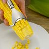Corn Peeler Stainless Steel Corn Cob Stripper Tool Corn Thresher Removes Corn Kernels From Corn Cobs in Seconds Kitchen Gadgets