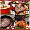 Meat Thermometer Digital - Instant Read Waterproof Food Thermometer w/ Backlight