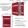 Arkansas Razorbacks Garden Flag and Yard Banner