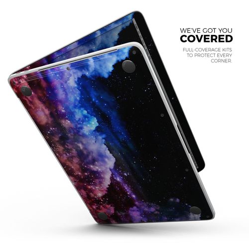 DesignSkinz - Compatible with MacBook Air 15" M3 (A3114) - Skin Decal Protective Scratch Resistant Vinyl Wrap - Purple Blue and Pink Cloud Galaxy