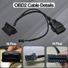 RXALASKA 2Pcs OBD2 Highways Security Gate Bypass Cable for Coding, Diagnostics & Programming, Adapter Security Bypass OBD2 Connector Compatible with 2018-2020 Dodge Cummins Ram 1500 2500