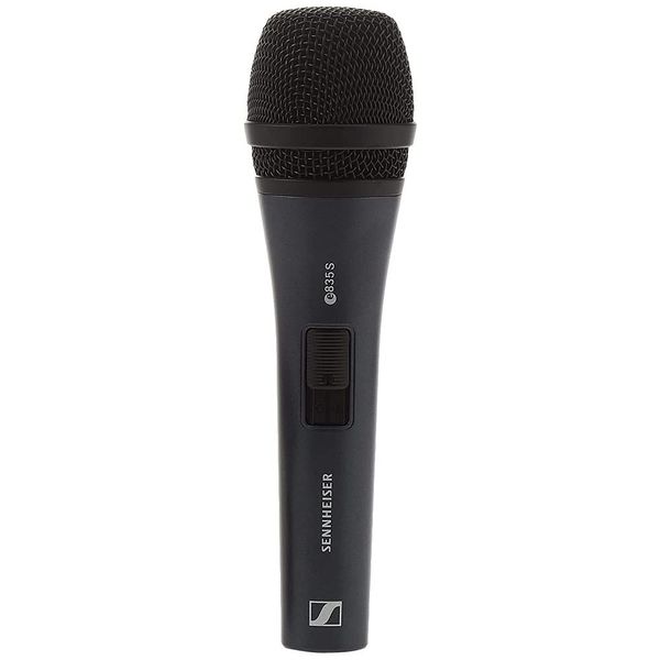 Sennheiser Professional E 835-S Dynamic Cardioid Vocal Microphone with On/Off Switch