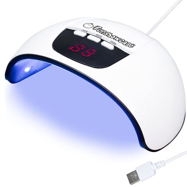 UV LED Light 54W Automatic Sensor Four Timer for Gel Nail and Resin Craft Curing
