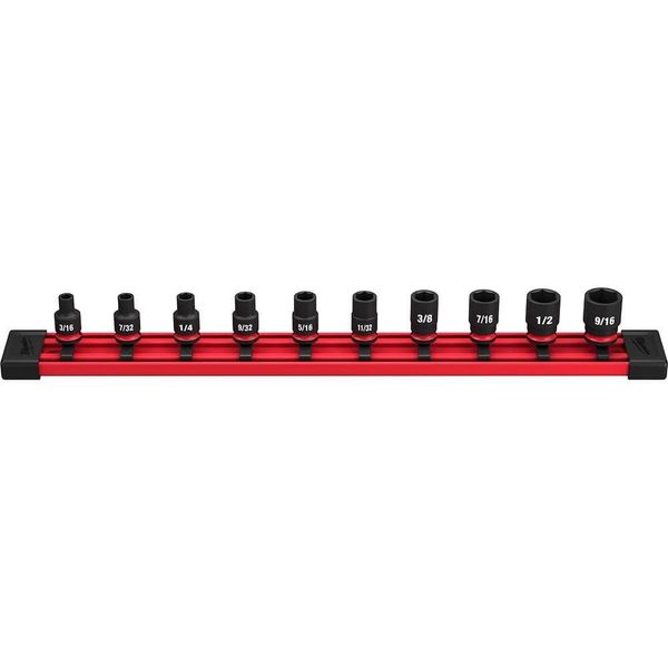 Milwaukee Electric Tool 10 Piece Shallow 1/4"" Drive