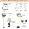 Royal Designs Modified Bell Lamp Shade - White - 9 x 14 x 10.5