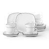 Seltmann Weiden Lido Coffee Service 18-Piece Square Black Line [RAB]