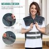 Snailax large Heating Pad for Neck, Back, Shoulders 21"x26"  Vibration Massager