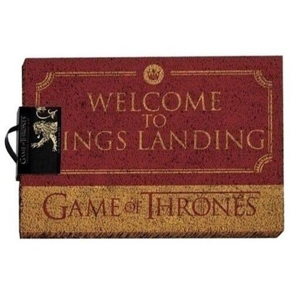 Door Mat - Welcome To Kings Landing Games Of Thrones Doormat 40cm x 60cm - NEW