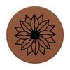 Saddle Brown - Floral Minimalist Design PopSockets Swappable PopGrip