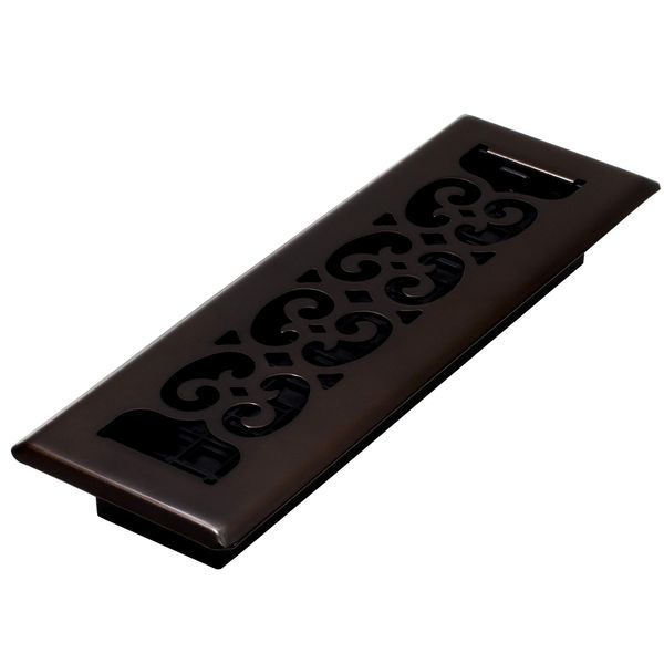 Decor Grates SPH210-RB Floor Register, 2x10, Rubbed Bronze Finish