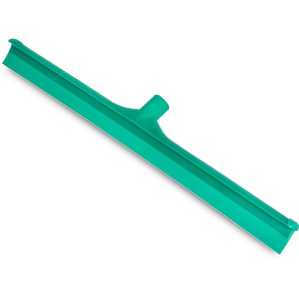 SPARTA 3656809 Plastic Floor Squeegee, Shower Squeegee, Heavy Duty Squeegee With Rubber Blade For Windows, Glass, Shower Doors, Floors, Windshields, 24 Inches, Green, (Pack of 6)