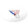 CafePress Future Rocket Scientist Sticker Oval Car Bumper Sticker
