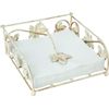 Antique Cream Wine Leaf Napkin Holder