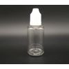 10ml/0.34oz Transparent Plastic Refillable Empty Dropping Refueling Bottles Eye Liquid Squeezable Dropper Vials Sample Packing Storage Holder Container with White Screw Cap And Removable Plug (50)