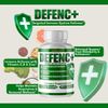 Defenc+- Immune Support- 2 Bottles- 120 Capsules