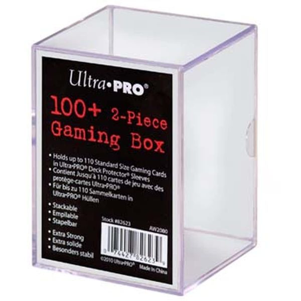 Ultra Pro UPR82623 2 Piece Storage Gaming Box, No Pattern, Cream