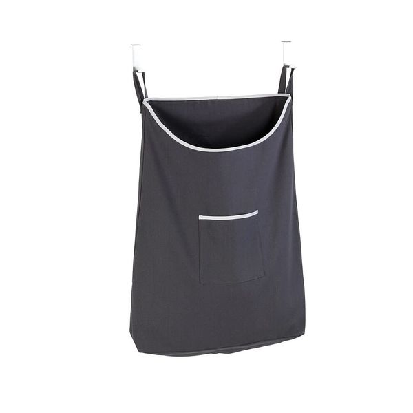 WENKO Prym Over the door laundry bin Canguro in grey, Fabric, 10 x 52 x 81 cm