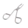 LAJA IMPORTS 1pcs Silver Professional Stainless Steel Scissor Handle Tweezers Shape Tool 'Eyebrow Beauty Nose Hair Clip Tweezer Remover Brow Trimmer For Women Girl