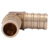 Sharkbite 1/2In X 1/2In Pex Brass 90 Deg Crimp Elbow