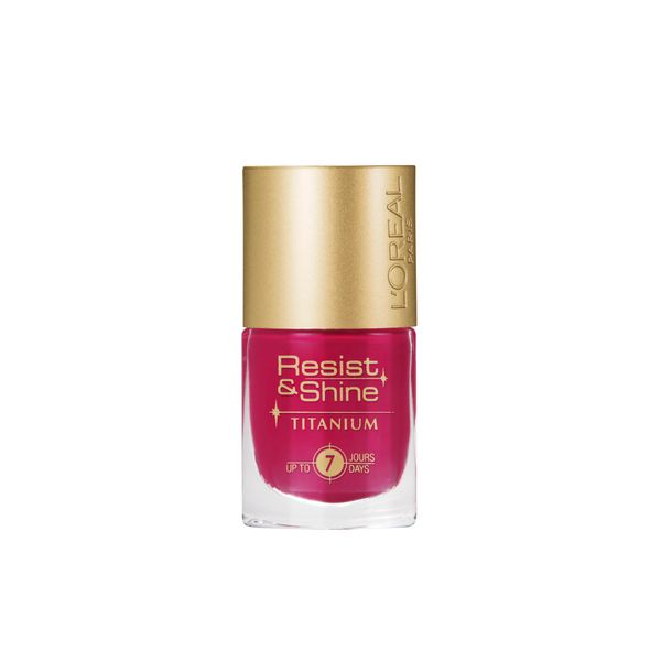 L 'Oreal Resist and Shine Titanium Nail Polish – 125