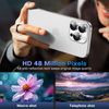 OMOTON Camera Protection for iPhone 16 Pro/Pro Max, Scratch-Resistant, Ultra Clear, 9H Hardness
