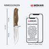 Böker Magnum Walnut Drop Knife