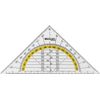 Westcott Protractor, Hypotenuse 140 mm Transparent