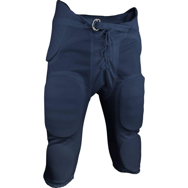 Sports Unlimited Double Knit Adult Integrated Football Pants Navy