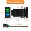 For Toyota LED Light Bar Dual Switch Push Button Tacoma 4Runner Highlander Hilux