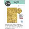 Sizzix Happy Birthday 3D Embossing folder #665000 Retail $11.99 Kath Breen