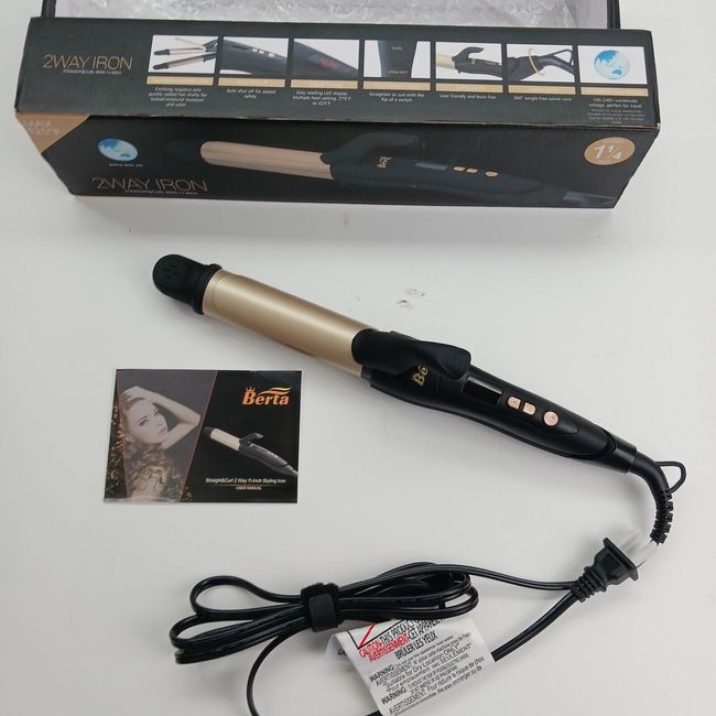 Berta curling outlet iron