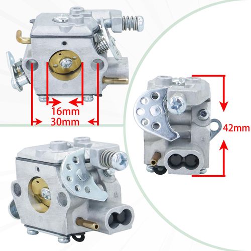 REMEDART RY3818 Carburetor Fits for Ryobi RY3818 RY3818VNM Carb 308054203 Compatible with 38cc 18 inch Chainsaw with spark plug gaskets