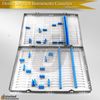 Dental Cassette Large 25Pcs Instruments Holding Autoclavable Sterilization Tray