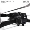 Wrapgrade Poly Skin Sticker compatible with DJI Mavic 2 Main unit (STEALTH BLACK)
