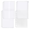 4 Pack A5 6 Holes Binder Accessory Combo Set, Pocket Combo, A5