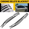 Chrome Delete Blackout Overlay for 2018-24 Toyota Camry Window Trim
